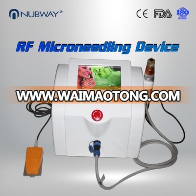 Portable equipment Fractional RF microneedle / micro needle skin tightening machine / acne scar removal rf needle machine